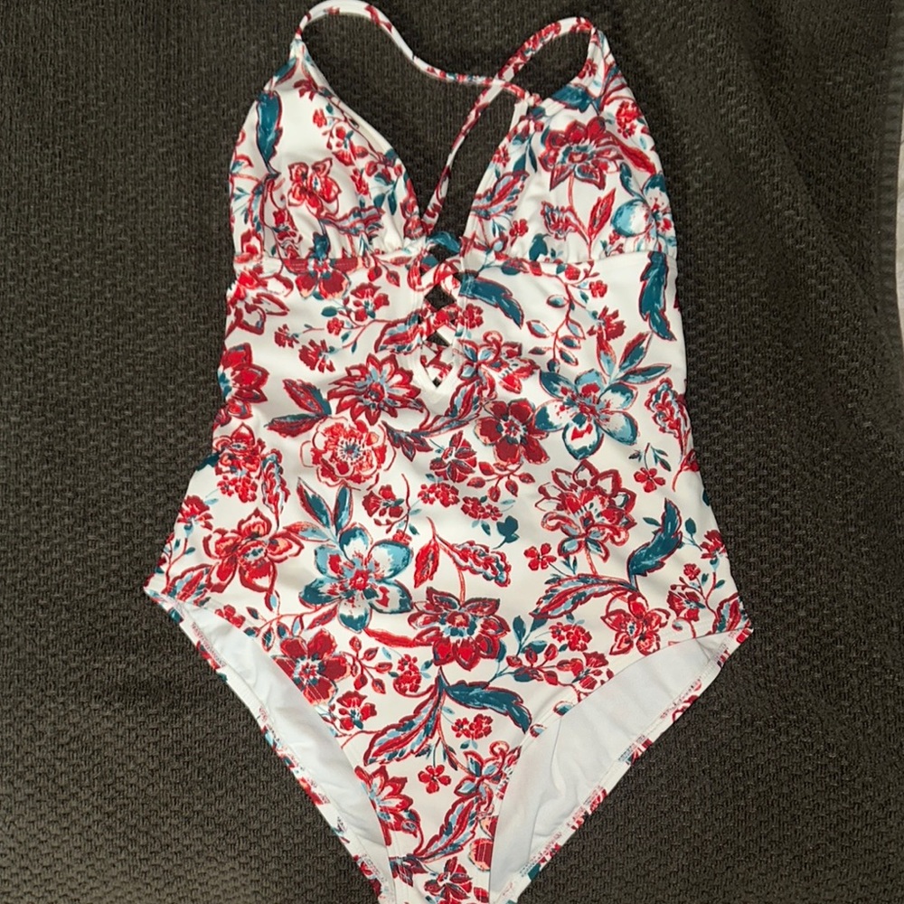 Adore Me Floral One-Piece Swimsuit
